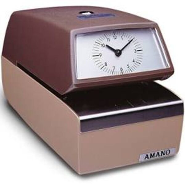 Amano 4846 Time and Date Stamp with Numbering