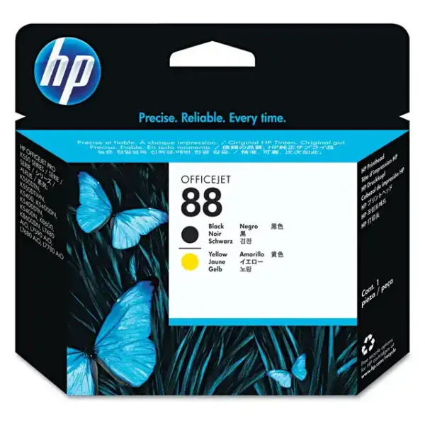 HP 88 HEWC9381A Black, Yellow Printhead