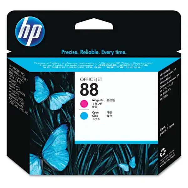 HP 88 HEWC9382A Cyan, Magenta Printhead