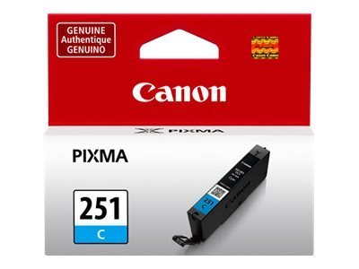 Canon CNM6514B001 CLI-251C Cyan Original Ink Tank