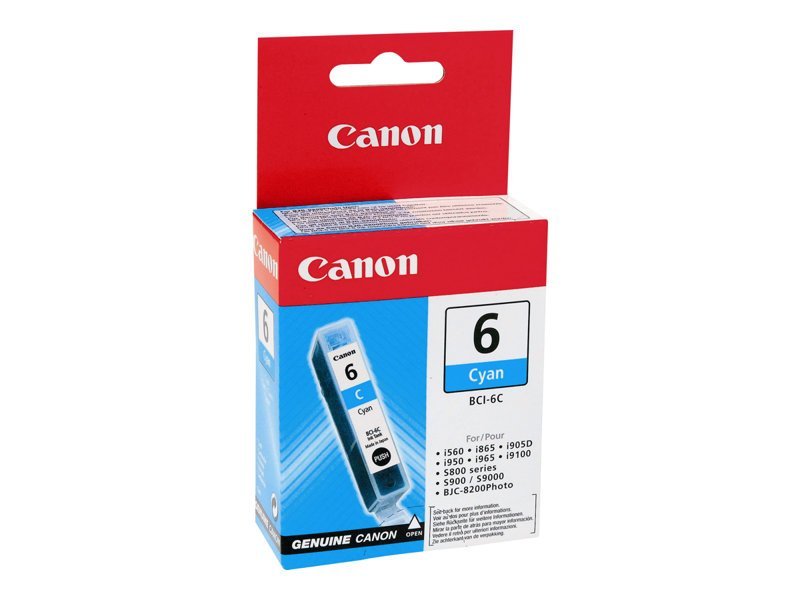 1AB74794-27F9-4848-9E14-939FE5A8BD64.jpg Canon CNM4706A003 BCI-6C Cyan Original Ink Tank - Image 1