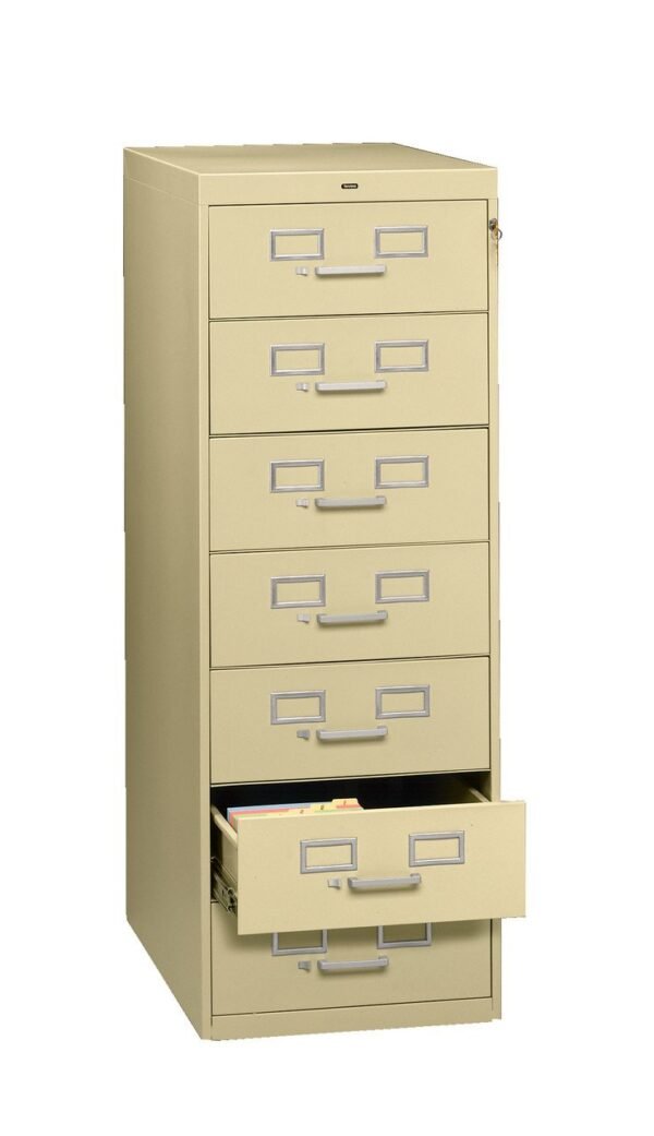 Tennsco (TNNCF758LGY) 7 Drawer Card File- CF-758