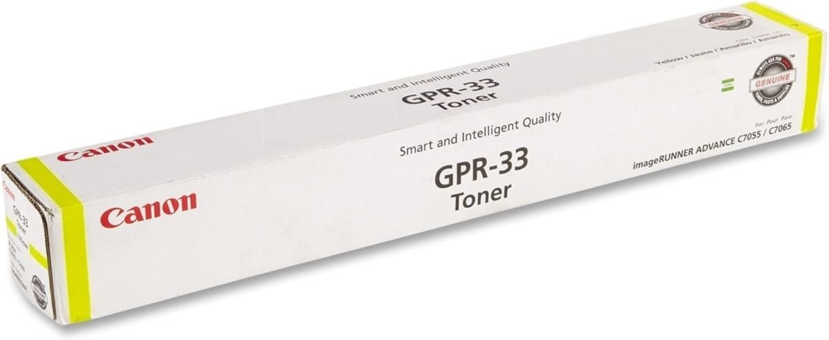 Canon CNM2804B003AA GPR-33 Yellow Original Toner Cartridge - Image 1