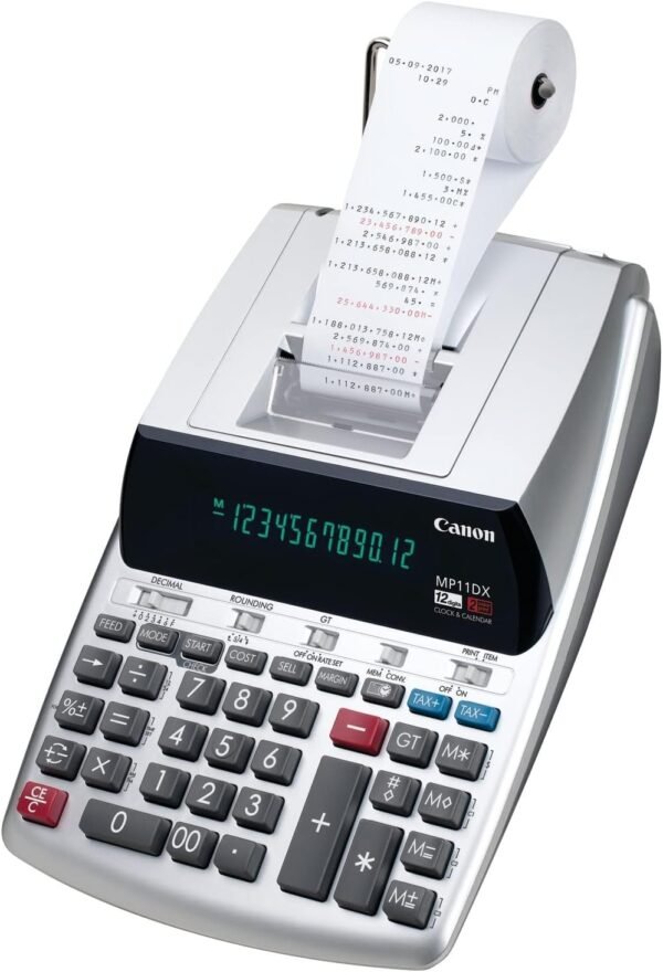 Canon MP41DH-III Printing Calculator With 14-Digit 2-color illuminated LCD display