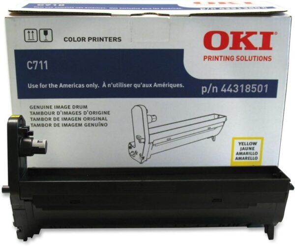 OKI Data - OKI44318501 Yellow - Original - Drum Kit - For C711dn, 711dtn, 711n, 711wt