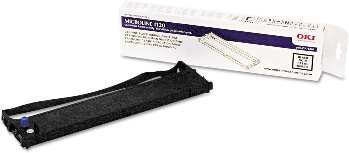 OKI Data - OKI43571801 - 1 - black - Print Ribbon - For Microline 1120 - Image 1