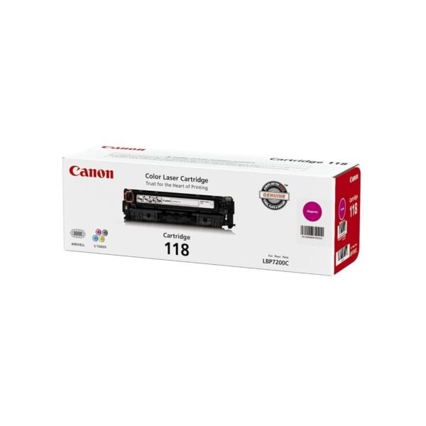 Canon CNM2660B001AA 118 Magenta Original Toner Cartridge
