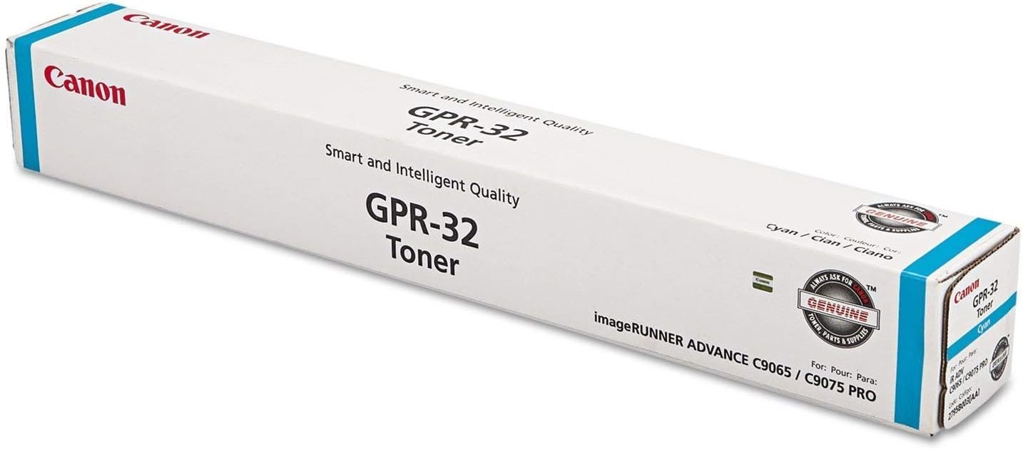 61IWKr5mlYL._AC_SL1500_.jpg Canon CNM2795B003AA GPR-32 Cyan Original Toner Cartridge - Image 1