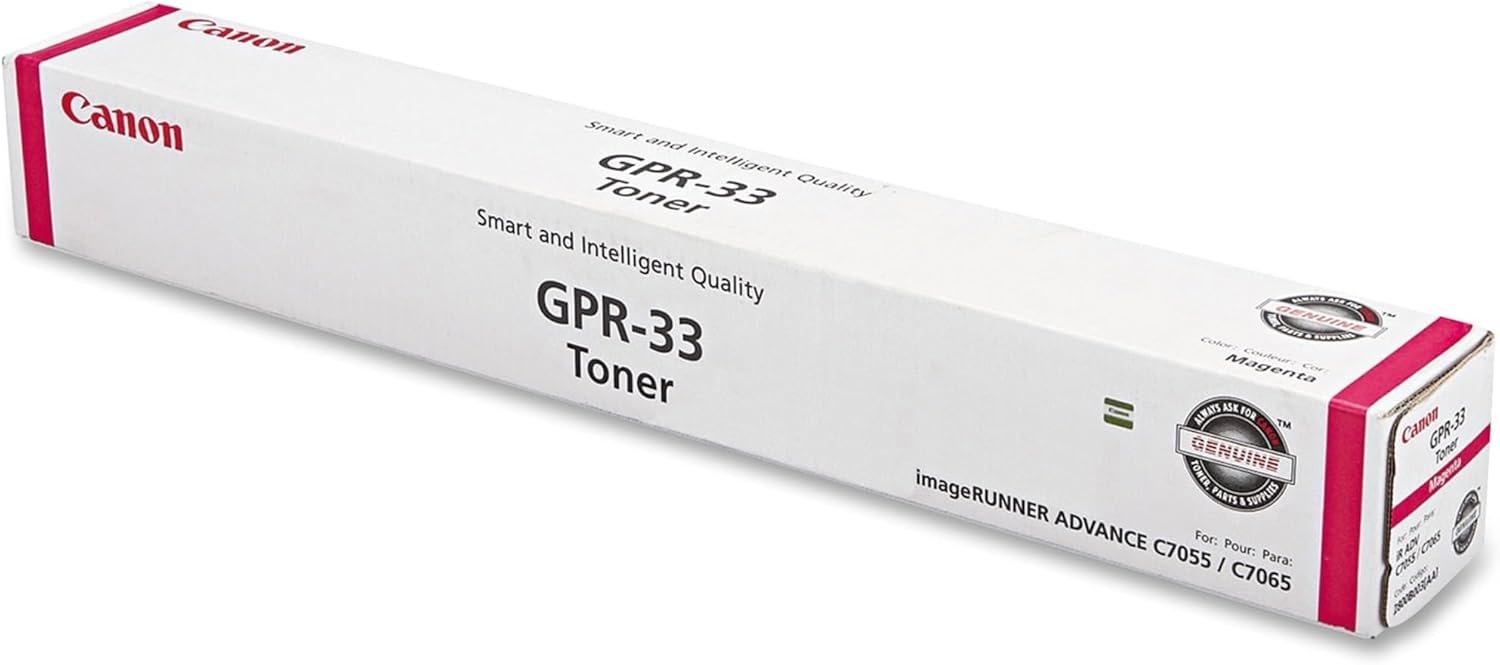 61KDnNUcikL._AC_SL1500_.jpg Canon CNM2800B003AA GPR-33 Magenta Original Toner Cartridge - Image 1