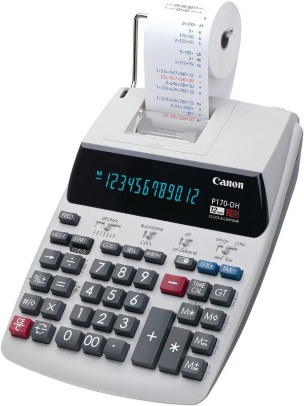 Canon P170-DH-3 Desktop Printing Calculator
