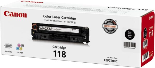 Canon CNM2662B001AA 118 Black Original Toner Cartridge