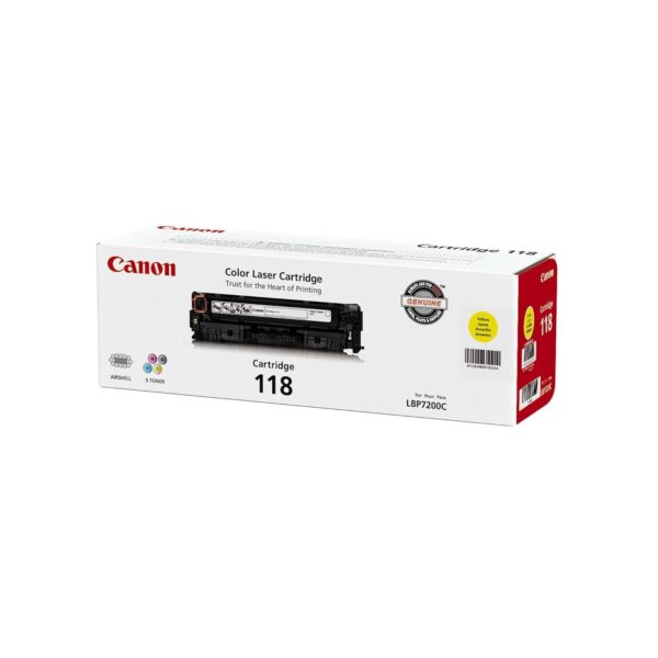 Canon CNM2659B001AA 118 Yellow Original Toner Cartridge