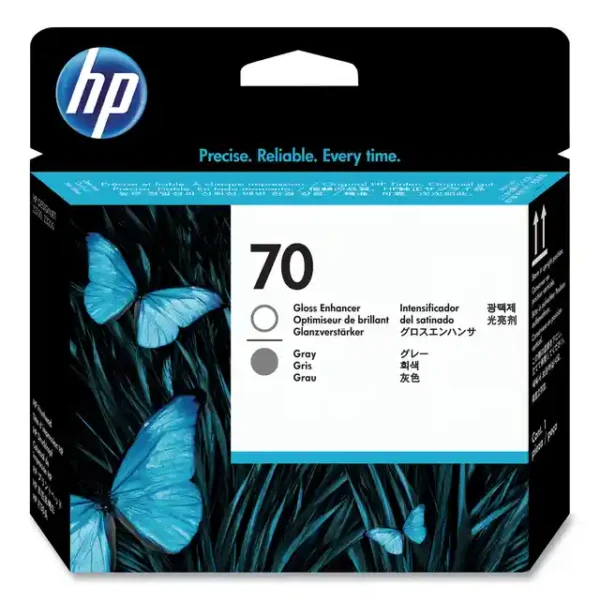 HP 70 HEWC9410A Gray and Gloss Enhancer Printhead