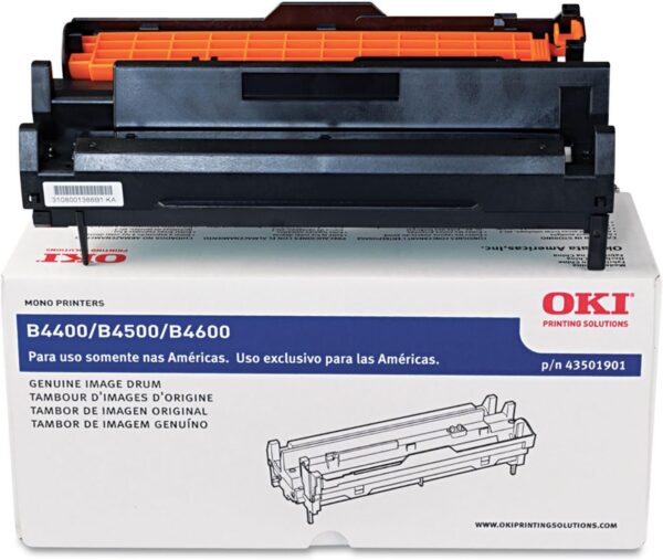 OKI Data - OKI43501901 Black - Original - Drum Kit - For B4400, 4400n, 4500, 4500n, 4550, 4550n, 4600, 4600n, 4600nPS
