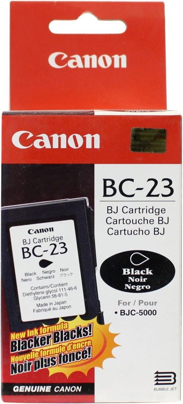 Canon CNM0897A003 BC-23 Black Original Ink Cartridge