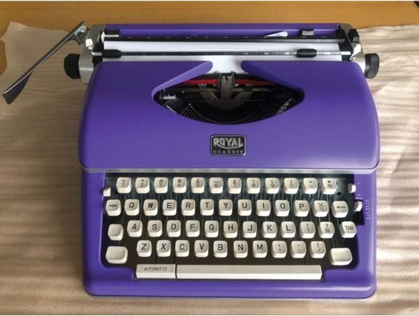 Royal 79119Q Classic Manual Typewriter (Purple) (79119Q) Typewriter