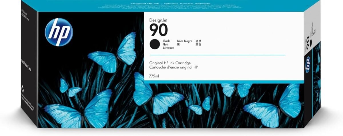 HP 90 HEWC5059A 775 ML Black Original Designjet Ink Cartridge - Image 1