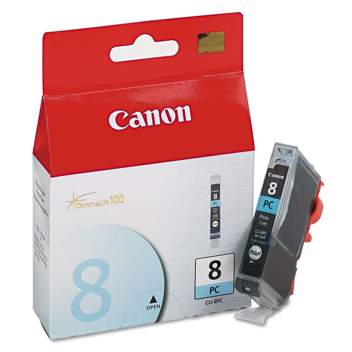 Canon CNM0624B002 CLI-8PC Photo Cyan Original Ink Tank - Image 1