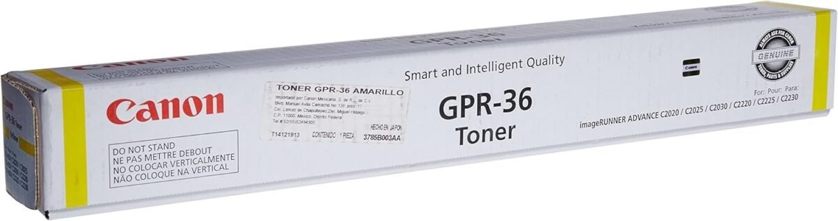 Canon GPR-36 Yellow Original Toner Cartridge CNM3785B003AA - Image 1