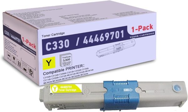 OKI Data OKI44469701 Type C17 Yellow  Original Toner Cartridge
