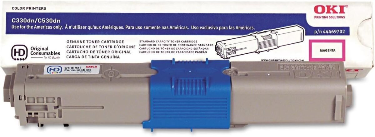 OKI Data OKI44469702 Type C17 Magenta Original Toner Cartridge - Image 3