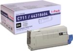 OKI Data - OKI44318604 Black - Original - Toner Cartridge - For C711dn, 711dtn, 711n, 711wt - Image 2