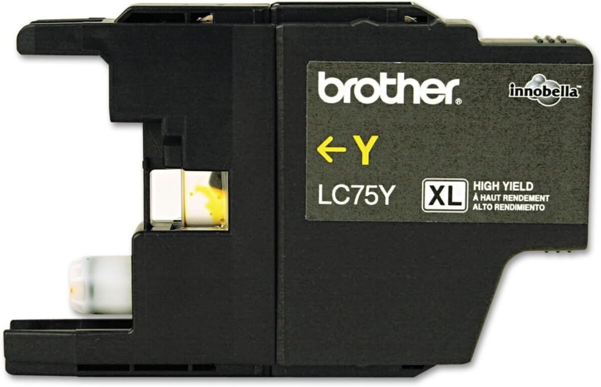 Brother LC75Y High Yield Yellow Original Ink Cartridge BRTLC75Y - Image 1