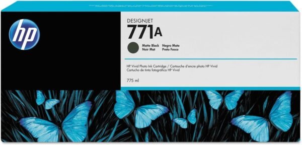 HEWB6Y15A HP 771A - 775 ML - Matte Black - Original - Designjet - Ink Cartridge