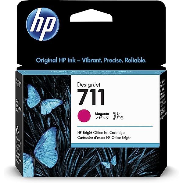 HP 711 HEWCZ131A 29 ML Magenta Original Designjet Ink Cartridge