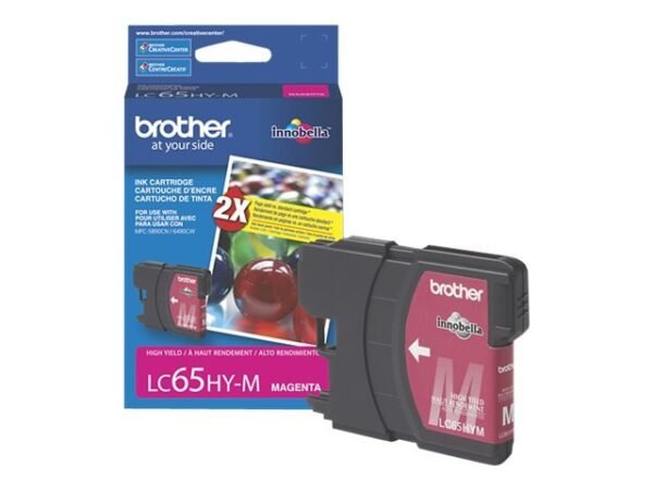 Brother LC65HY-M - High Yield Magenta Original Ink Cartridge BRTLC65HYM