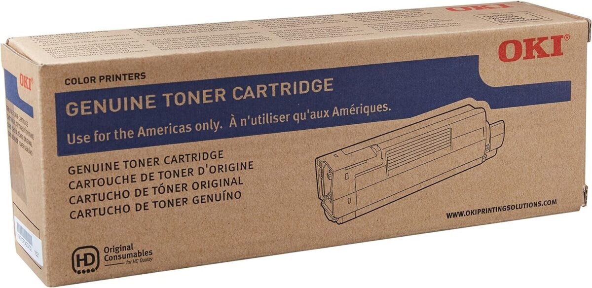 OKI Data - OKI44315304 Black - Original - Toner Cartridge - For C610cdn, 610dn, 610dtn, 610n - Image 1