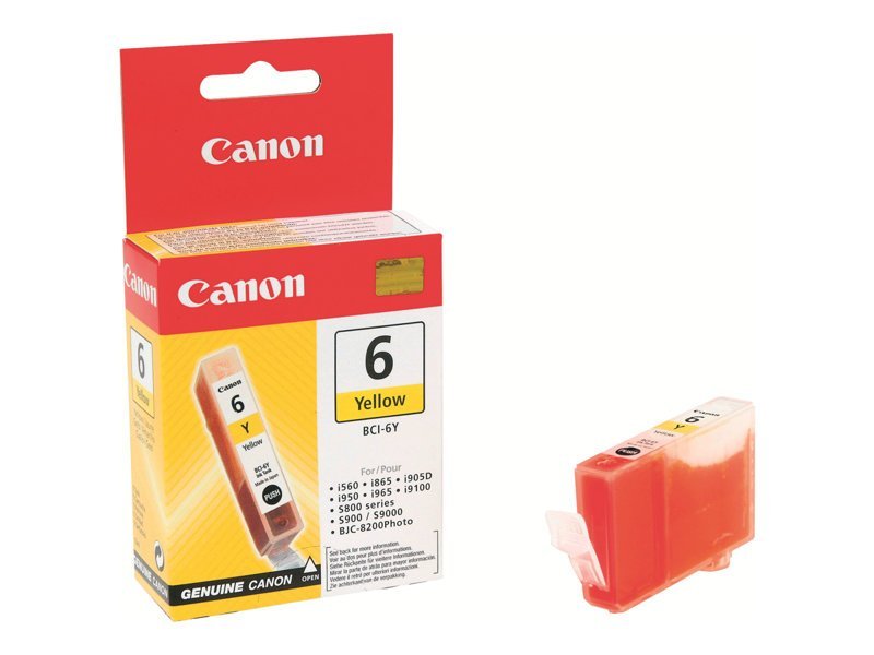A48597BE-15A9-45CE-9C7C-291C04989A51.jpg Canon CNM4708A003 BCI-6Y Yellow Original Ink Tank - Image 1