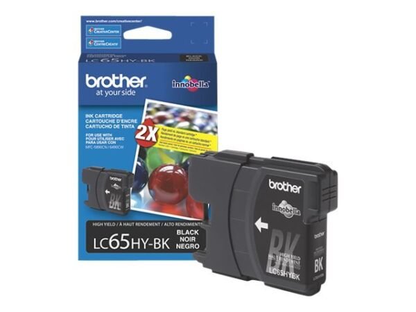 Brother LC65HY-C High Yield Black Original Ink Cartridge BRTLC65HYBK