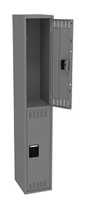 Tennsco (DTS-121536-A) Double Tier Locker - One Wide, No Legs (Assembled) - DTS-121536-A