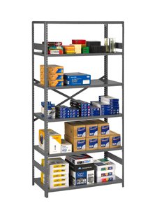 Tennsco (ESP-6-2436) ESP Open Shelving - 24" Deep Unit With 6 Shelves - ESP-6-2436
