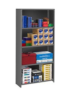 Tennsco (ESPC-1236) ESP Closed Shelving - 12" Deep Unit With 5 Shelves - ESPC-1236