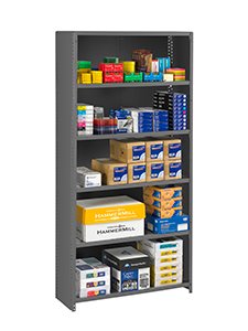 Tennsco (ESPC-6-1236) ESP Closed Shelving - 12" Deep Unit With 6 Shelves - ESPC-6-1236