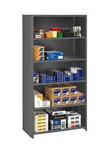 Tennsco (ESPC-6-1836) ESP Closed Shelving - 18" Deep Unit With 6 Shelves - ESPC-6-1836