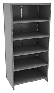 Tennsco (ESPC-6-2436) ESP Closed Shelving - 24" Deep Unit With 6 Shelves - ESPC-6-2436