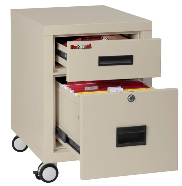 Fireking (2M1822-1) Mobile Pedestal Fire-Rated File Cabinet