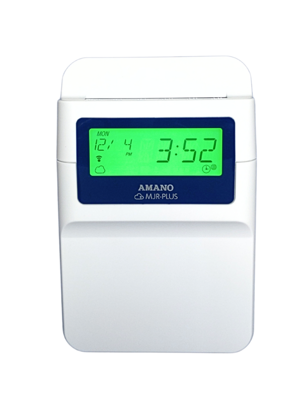 Amano MJR-PLUS time clock (TG cloud subscription required)