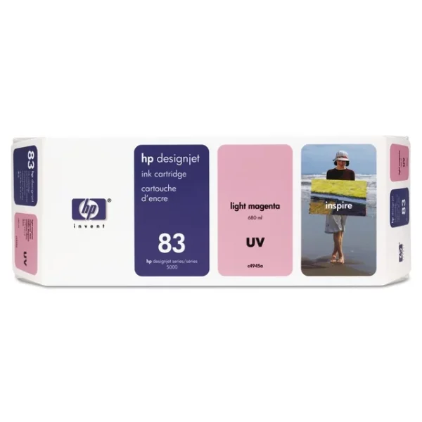 HP 83 UV HEWC4945A 680 ML Light Magenta Original Designjet Ink Cartridge
