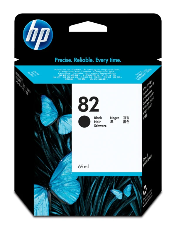 HP 82 HEWCH565A 69 ml Black Original Designjet Ink Cartridge