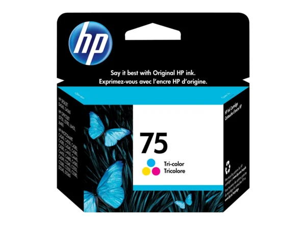 HP 75 HEWCB337WN Color (Cyan, Magenta, Yellow) Original Ink Cartridge