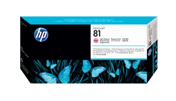 HP 81 HEWC4955A 13 ML Light Magenta Printhead with Cleaner