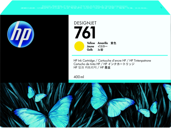 HP 761 HEWCM992A 400 ML Yellow Original Designjet Ink Cartridge