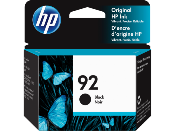 HP 92 HEWC9362WN  - 5 ML - Black - Original - Ink Cartridge