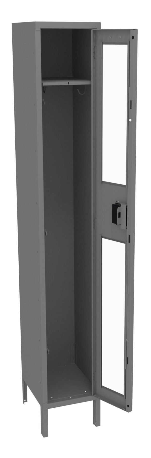 Tennsco (CSL-121572-1) Single Tier C-Thru Locker - One Wide With Legs (Assembled) - CSL-121572-1