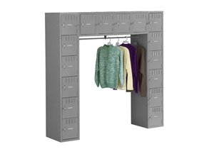 Tennsco (SRS-721872-A) 16 Person Locker - No Legs (Assembled) - SRS-721872-A