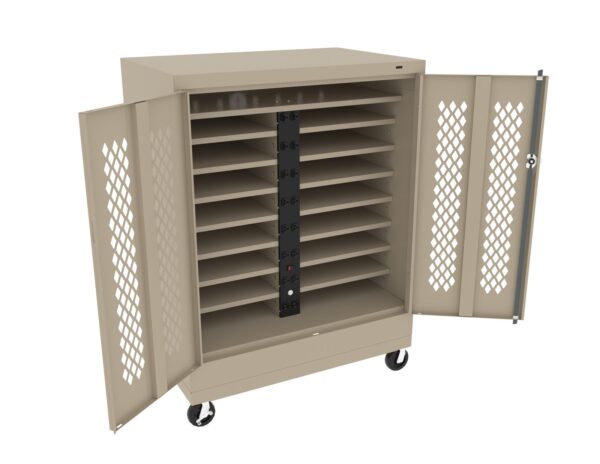 Tennsco (4224-CMPM) 48" High Mobile Laptop Charging Station